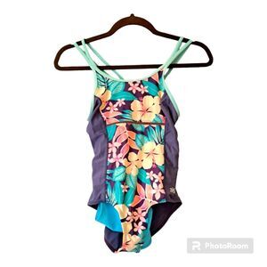 Tropical Style Modesty ZeroXposur Swimsuit with Skirt Set NWOT Size: Large
